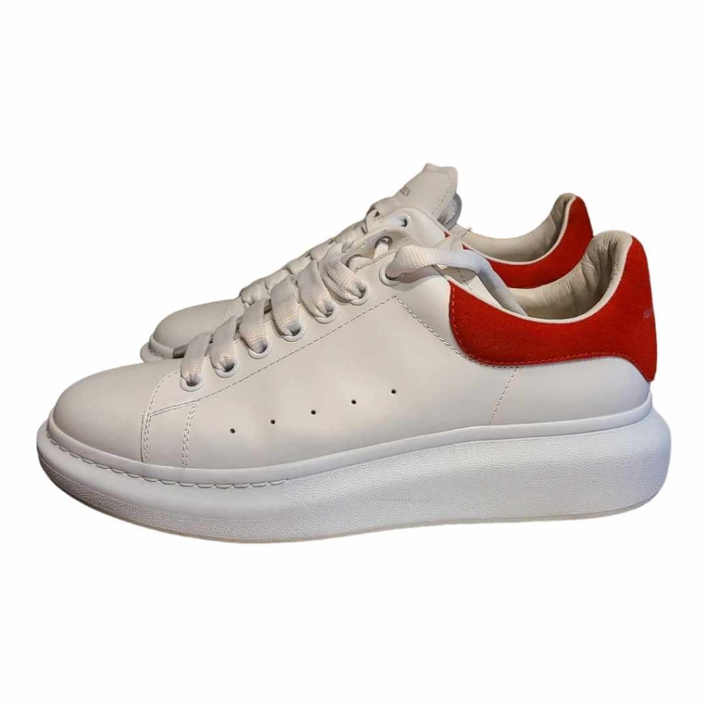 White and Red Alexander McQueen shoes. Size 42 1/2